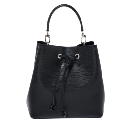 Pre Owned حقيبة لوي فيتون نيون جلد أيبي سوداء