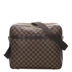 Louis Vuitton Damier Ebene Leather Dorsoduro Messenger Bag