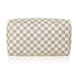 Pre Owned Louis Vuitton Damier Azur Speedy 30 