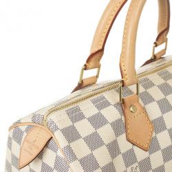 Pre Owned Louis Vuitton Damier Azur Speedy 30 