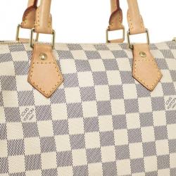 Pre Owned Louis Vuitton Damier Azur Speedy 30 