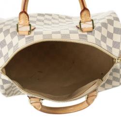 Pre Owned Louis Vuitton Damier Azur Speedy 30 