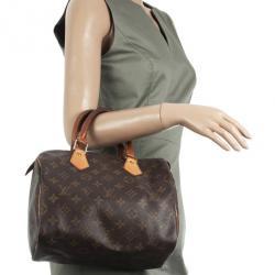 Pre Owned Louis Vuitton Monogram Speedy 25