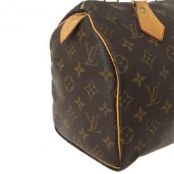 Pre Owned Louis Vuitton Monogram Speedy 25