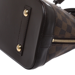 Pre Owned Louis Vuitton Damier Ebene Canvas Alma PM Bag
