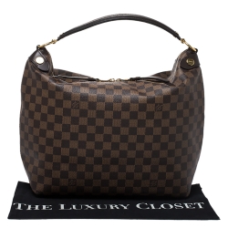 Pre Owned Louis Vuitton Damier Ebene Duomo Bag