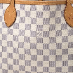 Louis Vuitton Damier Azur Canvas Neverfull MM Bag