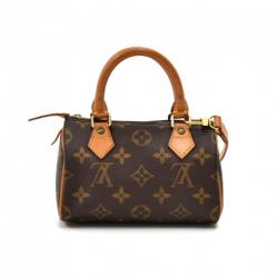 Pre Owned Louis Vuitton Monogram Canvas Mini Speedy Sac HL 