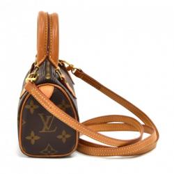 Pre Owned Louis Vuitton Monogram Canvas Mini Speedy Sac HL 