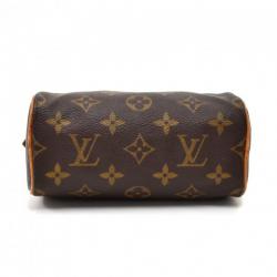 Pre Owned Louis Vuitton Monogram Canvas Mini Speedy Sac HL 