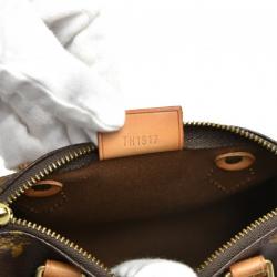 Pre Owned Louis Vuitton Monogram Canvas Mini Speedy Sac HL 