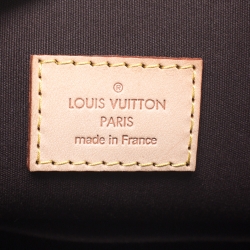 Pre Owned Louis Vuitton Amarante Monogram Vernis Alma GM Bag
