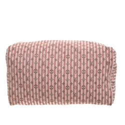 مملوكة مسبقًا حقيبة لوي فيتون ميني لين كرواسون سبيدي مونوغرامي بيضاء/ وردية 30