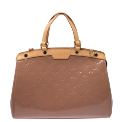 Louis Vuitton Vernis Brea MM Rose Florentine