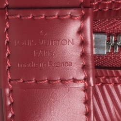 Pre Owned Louis Vuitton Rubis Epi Leather Alma BB Bag