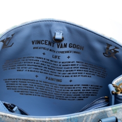 Pre Owned حقيبة لوي فيتون مونتيغن MM فان جوخ جلد متعددة الألوان