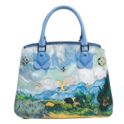 Pre Owned حقيبة لوي فيتون مونتيغن MM فان جوخ جلد متعددة الألوان