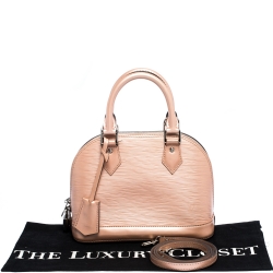 Pre Owned Louis Vuitton Poppy Epi Leather Alma BB Bag