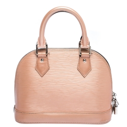 Pre Owned Louis Vuitton Poppy Epi Leather Alma BB Bag