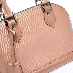 Pre Owned Louis Vuitton Poppy Epi Leather Alma BB Bag
