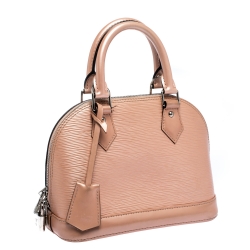 Pre Owned Louis Vuitton Poppy Epi Leather Alma BB Bag
