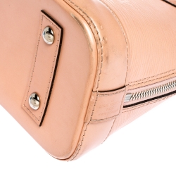 Pre Owned Louis Vuitton Poppy Epi Leather Alma BB Bag