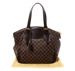 Pre Owned Louis Vuitton Damier Ebene Canvas Verona GM Bag
