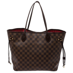 Louis Vuitton Damier Ebene Canvas Neverfull MM Bag