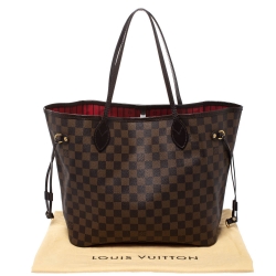 Louis Vuitton Damier Ebene Canvas Neverfull MM Bag