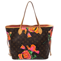 Louis Vuitton Monogram Canvas Limited Edition Stephen Sprouse Roses Neverfull MM Bag