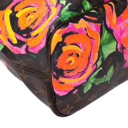 Louis Vuitton Monogram Canvas Limited Edition Stephen Sprouse Roses Neverfull MM Bag