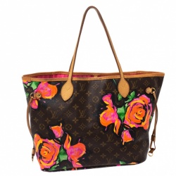 Louis Vuitton Monogram Canvas Limited Edition Stephen Sprouse Roses Neverfull MM Bag