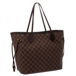 Pre Owned Louis Vuitton Damier Ebene Canvas Neverfull MM Bag