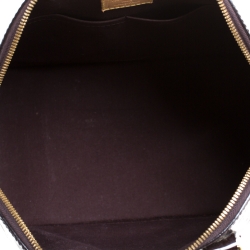 Pre Owned حقيبة لوي فيتون ألما جلد فيرنيه مونوغرامي عنابية PM