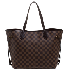 Louis Vuitton Damier Ebene Canvas Neverfull MM Bag