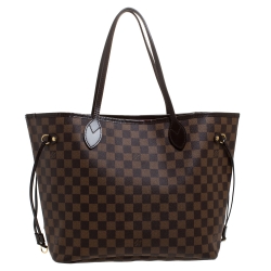 Louis Vuitton Damier Ebene Canvas Neverfull MM Bag