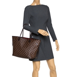 Louis Vuitton Damier Ebene Canvas Neverfull MM Bag