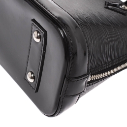 Pre Owned Louis Vuitton Black Electric Epi Leather Alma BB Bag