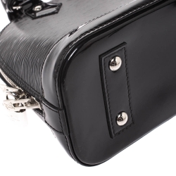 Pre Owned Louis Vuitton Black Electric Epi Leather Alma BB Bag