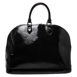 مملوكة مسبقًا حقيبة لوي فيتون ألما جلد أيبي أليكتريك سوداء GM