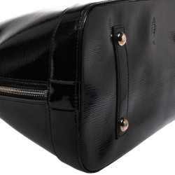 مملوكة مسبقًا حقيبة لوي فيتون ألما جلد أيبي أليكتريك سوداء GM