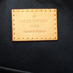 Pre Owned Louis Vuitton Bleu Nuit Monogram Vernis Bellevue PM Bag