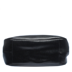 Pre Owned Louis Vuitton Black Epi Leather Passy PM Bag