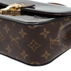 Pre Owned حقيبة لوي فيتون Cherrywood  كانفاس مونوغرامية وجلد فيرنيس سوداء BB 