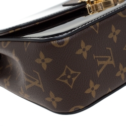 Pre Owned حقيبة لوي فيتون Cherrywood  كانفاس مونوغرامية وجلد فيرنيس سوداء BB 