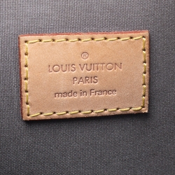 Pre Owned حقيبة يد لوي فيتون ألما جلد فرنيه مونوغرامي عنابي GM