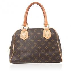 Pre Owned Louis Vuitton Monogram Canvas Manhattan PM Satchel