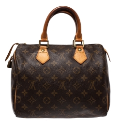 Pre Owned Louis Vuitton Monogram Canvas Speedy 25 Bag