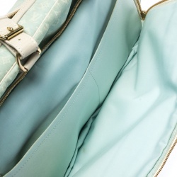 مملوكة مسبقًا حقيبة لوي فيتون ميني لين ساك ايه لينغير للحفاضات أزرق فاتح مونوغرامية