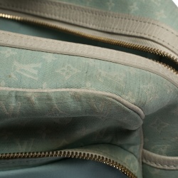 مملوكة مسبقًا حقيبة لوي فيتون ميني لين ساك ايه لينغير للحفاضات أزرق فاتح مونوغرامية